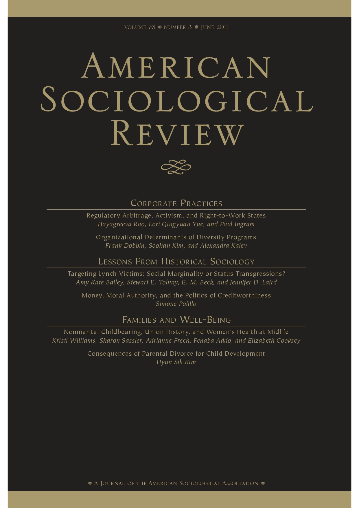 American Sociological Review